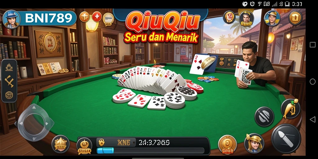 Gameplay seru QiuQiu di BNI789 yang penuh strategi.
