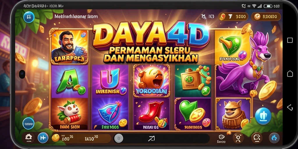 Gameplay seru dari DAYA4D dengan mesin slot yang mengasyikkan.
