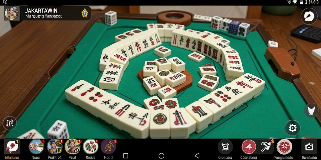 Tampilan menarik dari gameplay Mahjong di JAKARTAWIN yang menantang.