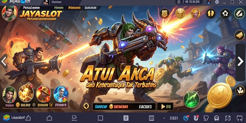 Tampilan seru dari gameplay JAYASLOT dengan aksi yang mendebarkan.