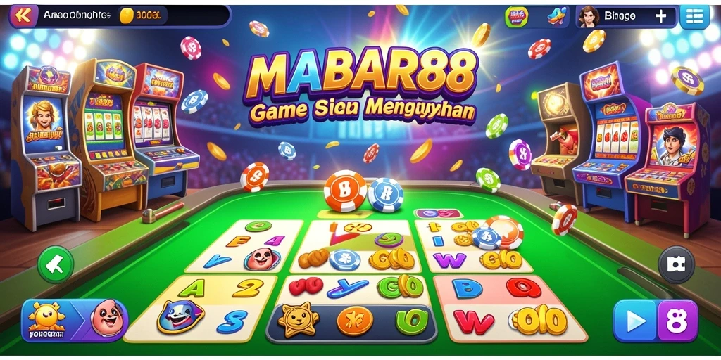Tampilan menarik gameplay Bingo MABAR88 saat pemain menikmati permainan.